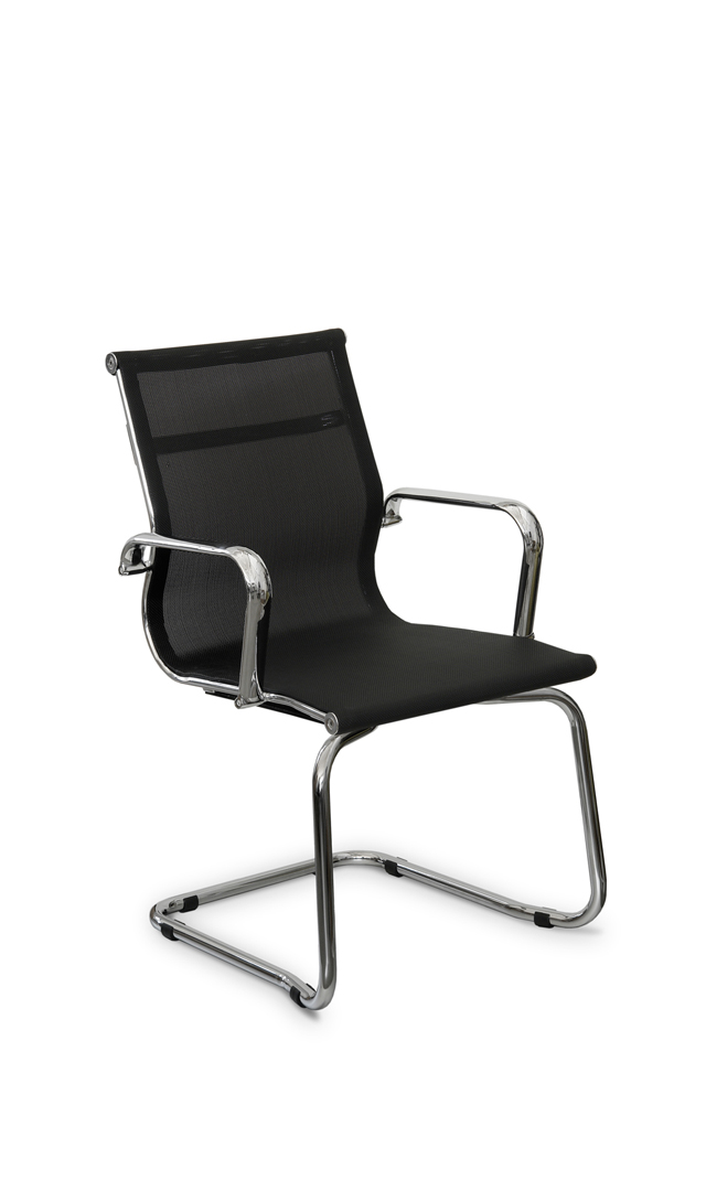 Cadeiras de Escritorio Executivas Com Braços e Rodas Preto SPACE2