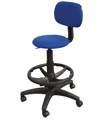Cadeira Alta de Trabalho com Rodas e Apoio de Pés Multis Big Stitch (cadeiras de Escritório / Estirador)