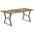 Mesa de Jantar 180x90x76 cm Madeira Recuperada Maciça