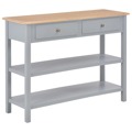 Aparador 110x35x80 cm Mdf Cinzento