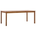 Mesa de Jantar 180x90x73 cm Madeira de Pinho Castanho Mel