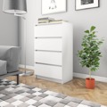 Aparador 70x40x97 cm Contraplacado Branco