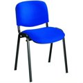 Cadeiras de Escritório Visitante 4 Pés Azul RIVA Empilhável