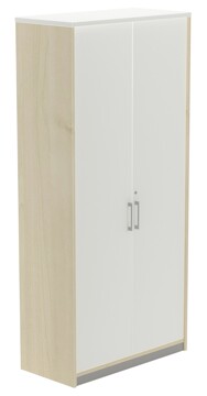 Armários Escritório 900x450x1950mm C/portas Faia/branco Armários Escritório 900x450x1950mm C/portas Faia/branco