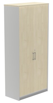 Armários Escritório 900x450x1950mm C/portas Cinza/castanho Armários Escritório 900x450x1950mm C/portas Cinza/castanho