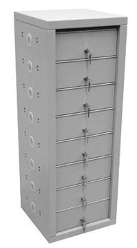 Armário para Portáteis 1240x450x450mm Lapbank Letterbox 8