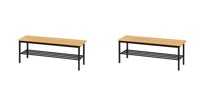 Pack 2 Bancos Corridos 1600x400x450mm 622 ( Balneário )