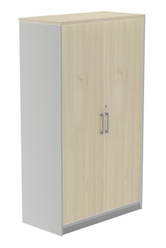 Armários Escritório 900x450x1560mm com Portas Cinza/castanho Armários Escritório 900x450x1560mm com Portas Cinza/castanho