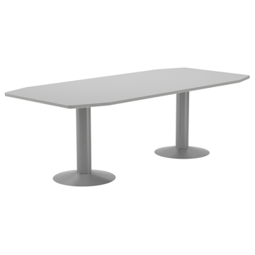 Secretárias Escritório Rocada 220X100 Alumínio Cinza Met.rect Secretárias Escritório Rocada 220X100 Alumínio Cinza Met.rect
