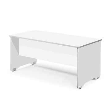 Secretárias Escritório Rocada Work 200X80CM Branco Branco Secretárias Escritório Rocada Work 200X80CM Branco Branco