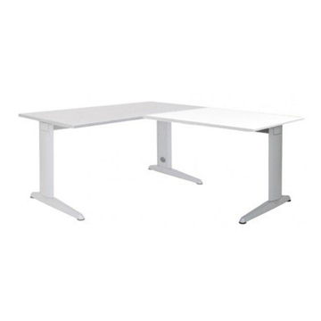 Alonga para Secretária Rocada 100X60X72 Alu Branco* Alonga para Secretária Rocada 100X60X72 Alu Branco*