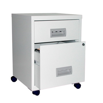 Bloco de Gavetas 400X400X570mm - 2 Gavetas Cinza Bloco de Gavetas 400X400X570mm - 2 Gavetas Cinza