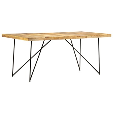 Mesa de Jantar 180x90x76 cm Madeira Maciça