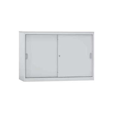 Armários Escritório 800x1200x420mm Portas de Correr Cinza Armários Escritório 800x1200x420mm Portas de Correr Cinza