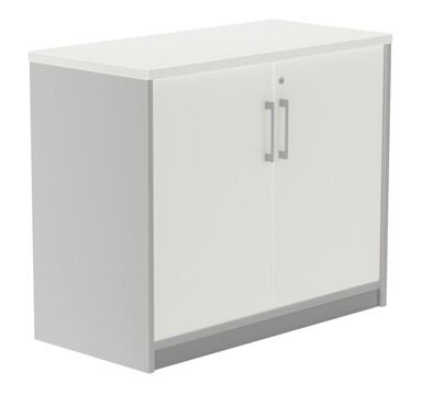 Armários Escritório 900x450x780mm com Portas Cinza/branco Armários Escritório 900x450x780mm com Portas Cinza/branco