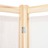 Divisória de Quarto Com 4 Painéis 160x170x4 Cm Tecido Cor Creme