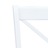Cadeiras de Jantar 4 Pcs Seringueira Maciça Branco e Castanho
