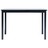 Mesa de Jantar 114x71x75cm Madeira de Seringueira Maciça Preto