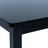 Mesa de Jantar 114x71x75cm Madeira de Seringueira Maciça Preto