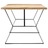 Mesa de Jantar 180x90x76 Cm Madeira de Mangueira Maciça