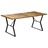 Mesa de Jantar 180x90x76 Cm Madeira Recuperada Maciça