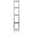 Prateleiras de Arrumação 3 Pcs Prateado 75x30x172 Cm Aço e Mdf