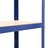 Prateleiras de Arrumação 2 Pcs Azul 80x40x160 Cm Aço e Mdf