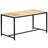 Mesa de Jantar 140x70x75 Cm Madeira de Mangueira Maciça Áspera