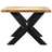 Mesa de Jantar 200x100x75 Cm Madeira de Mangueira Maciça