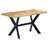 Mesa de Jantar 140x70x75 Cm Madeira de Mangueira Maciça Áspera