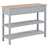 Aparador 110x35x80 Cm Mdf Cinzento