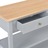 Aparador 110x35x80 Cm Mdf Cinzento
