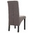Cadeiras de Jantar 2 Pcs Tecido Cinzento-acastanhado