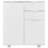 Aparador em Contraplacado 71x35x76 Cm Branco Brilhante