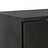 Aparador em Contraplacado 71x35x76 Cm Preto Brilhante