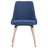 Cadeiras de Jantar 2 Pcs Tecido Azul