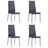 Conjunto de Jantar 5 Pcs Cinzento