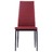 Conjunto de Jantar 7 Pcs Vermelho Tinto