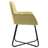 Cadeiras de Jantar 2 Pcs Tecido Verde