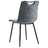 Cadeiras de Jantar 2 Pcs Couro Artificial Preto