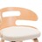 Cadeiras Jantar 2 Pcs Madeira Curvada e Couro Artificial Creme