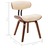 Cadeiras Jantar 2 Pcs Madeira Curvada e Couro Artificial Creme