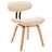 Cadeiras Jantar 2 Pcs Madeira Curvada e Couro Artificial Creme