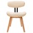 Cadeiras Jantar 2 Pcs Madeira Curvada e Couro Artificial Creme