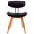 Cadeiras Jantar 2 Pcs Madeira Curvada e Couro Artificial Preto