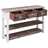 Aparador Estilo Antigo 115x30x76 Cm Madeira Castanho