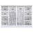 Aparador Com 10 Gavetas 113x30x79 Cm Madeira Cinzento