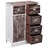Aparador Com 10 Gavetas 113x30x79 Cm Madeira Castanho