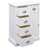 Aparador Com 10 Gavetas 113x30x79 Cm Madeira Branco