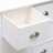 Aparador Com 10 Gavetas 113x30x79 Cm Madeira Branco